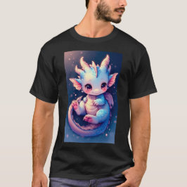 Söt Baby Rave Drak Japansk Anime Kawaii Art 03 T Shirt