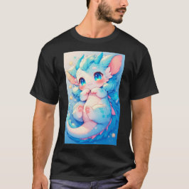 Söt Baby Rave Drak Japansk Anime Kawaii Konst 04 T Shirt