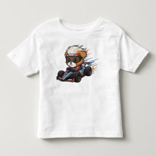 Söt baby Shih Tzu racerbilförare T Shirt