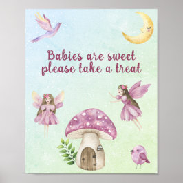 Söt baby shower för bebisar är söta poster