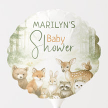 Söt baby shower med söta djur