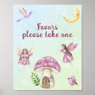 Söt baby shower present poster
