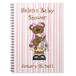 Söt baby showeranteckningsbok anteckningsbok