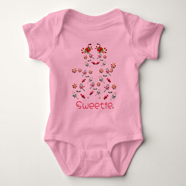 Söt Baby Snygg Anpassningsbar Mode- T Shirt (Framsida)