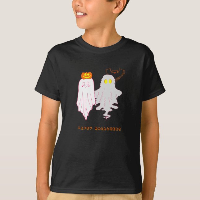 Söt Baby Spöken Pojke T-Shirt (Framsida)