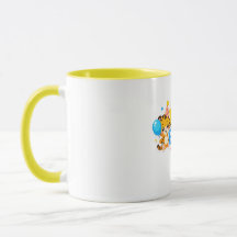 Söt baby tiger födelsedags kaffemugg