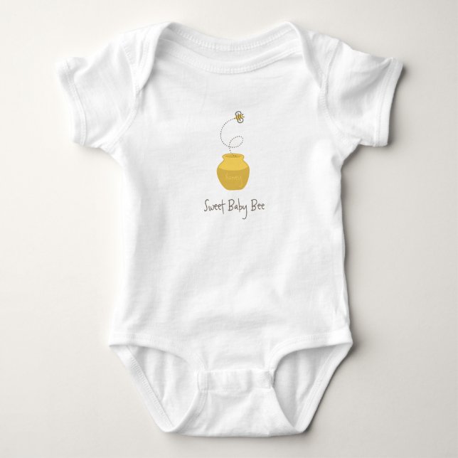 Söt babybiBodysuit Tröja (Framsida)