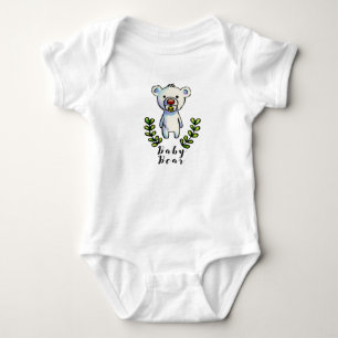 Söt babybjörnillustration t-shirt