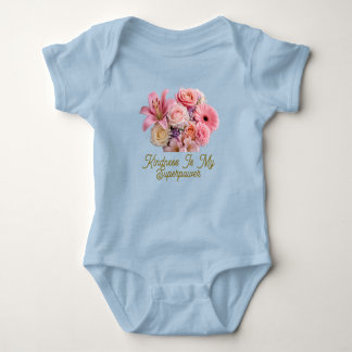 Söt babybodysuit med bedårande design t shirt