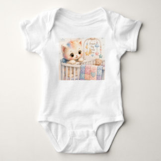 Söt babybodysuit | Tumble Watercolor T Shirt