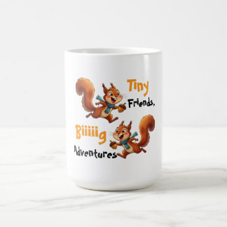 Söt babyekorre bodysuit, kaffemugg