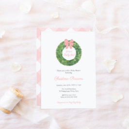 Söt Babyflicka Elegant Rosa Slöja Bebisens Första  Inbjudningar