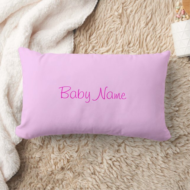 Söt Babyflicka Reversibel Kudde - ANPASSNING (Filt)