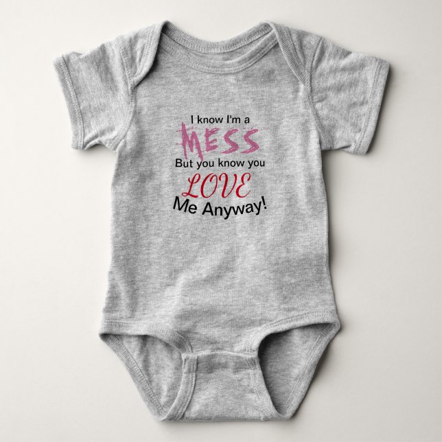 Söt babykroppsdräkt  Baby Bodysuit T Shirt (Framsida)