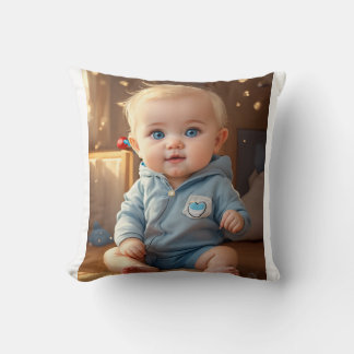Söt babylogotyp kudde – förtjusande barnkammare &