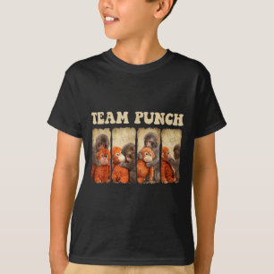 Söt Babymon Punch Team Vän Djurälskare T Shirt