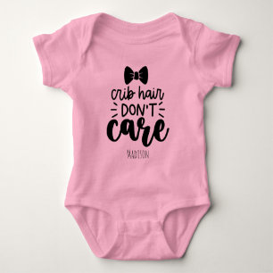 Söt babysängshår, bryr sig inte om Personlig T Shirt