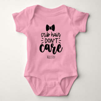 Söt babysängshår, bryr sig inte om Personlig T Shirt
