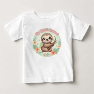 Söt babysengångare "Min andliga vän" Snygg blommig T Shirt
