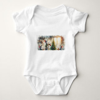 Söt babyspy : Glad liten jul T Shirt