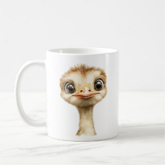 Söt babystruts Whimsical Safari Barn Kaffemugg