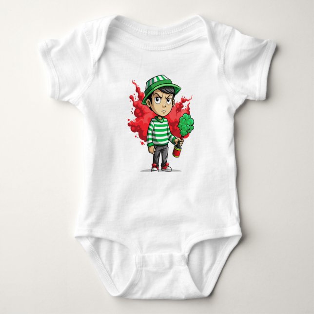 Söt babytröja  t shirt (Framsida)