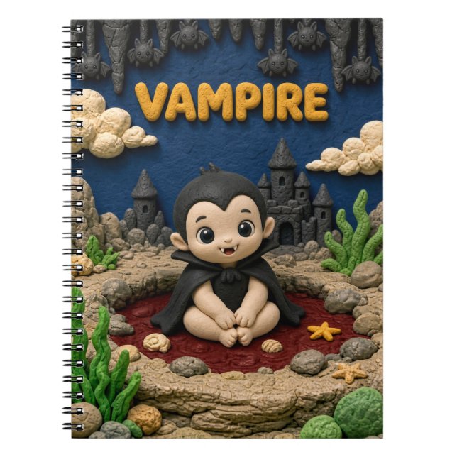 Söt babyvampyr, mytisk anteckningsbok (Framsidan)