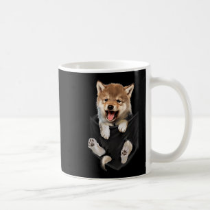 Söt babyvarg i fickdjur Vargar Älskare Män Kaffemugg