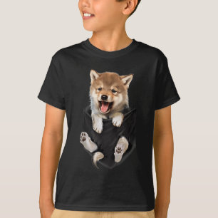 Söt babyvarg i fickdjur Vargar älskare män T Shirt