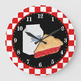 Söt bagerikörsbär paj stor klocka