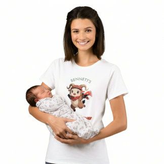 Söt bagge vinterbebis shower t-shirt