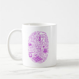 Söt bakningspackning kaffemugg