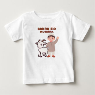 Söt Bakra Eid Mubarak - Barn Eid firande T-Shirt