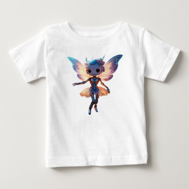 Söt balettdansande robot pixie t shirt (Framsida)