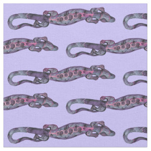 Söt BALI LIZARD Design Lilax + dina idéer Tyg