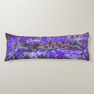 Söt BALI LIZARD Design violett + dina idéer Kroppskudde
