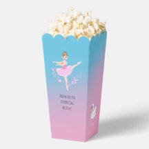 Söt Ballerina Girl Födelsedagsfest