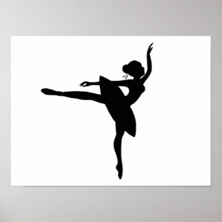 Söt Ballerina print Poster