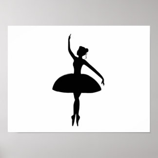 Söt Ballerina print Poster