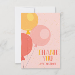 Söt ballong tackkort tack kort