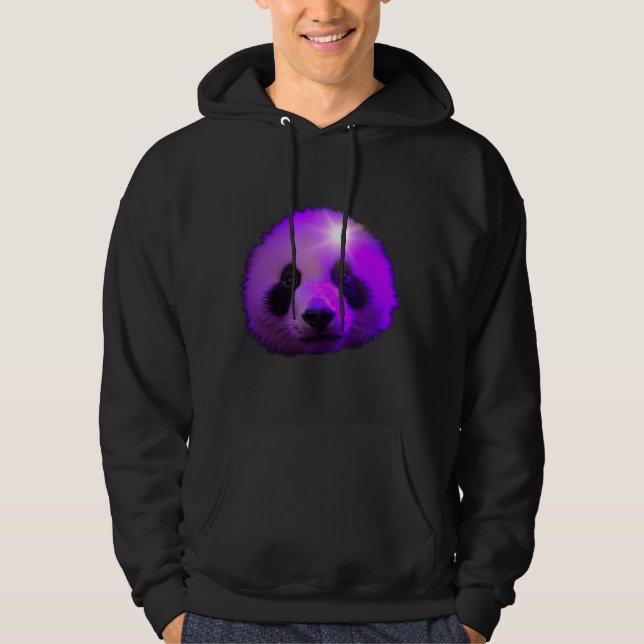 Söt Bambu Panda Hoodie (Framsida)