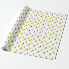 Söt banan Kawaii födelsedag barn sommar Presentpapper