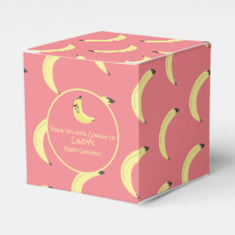 Söt Banan Knippe Flicka Baby Shower Mönster   Presentaskar
