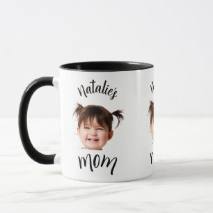  Söt Barn Baby Ansikte Foto Barn Namn Mamma  Mugg