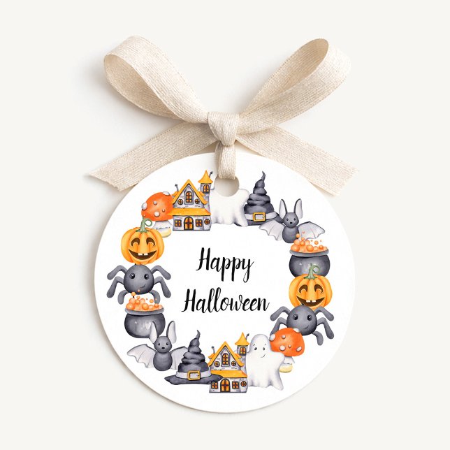 Söt barn Halloween-fest Gåvor Etiketter (Cute Kids Halloween Party Favor Tags)