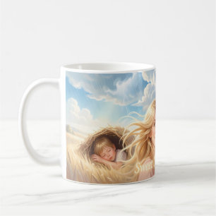 Söt Barn O Min Guldgröna Äng Kärleksmugg Kaffemugg