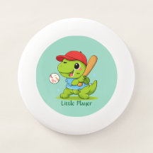 Söt baseboll-dinosaurie T-Rex idrottsillustration