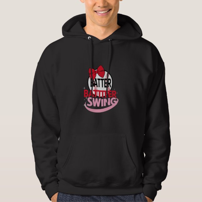 Söt basebollinspirerad design med "Batter Batter S Hoodie (Framsida)