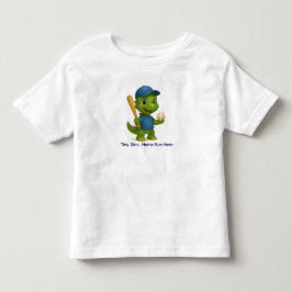 Söt basebolltröja med dinosaurie för barn t shirt