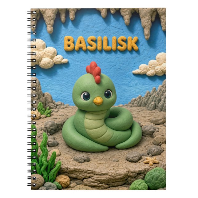 Söt Basilisk-bebis, Myter Anteckningsbok (Framsidan)